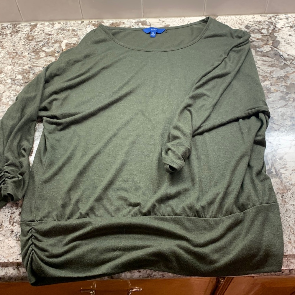XL Olive Green Top